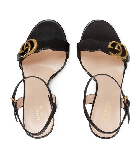 gucci marmont 105 sandals|gucci marmont open toe sandals.